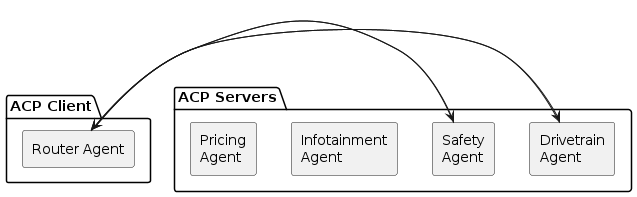 ACP Client to ACP Servers