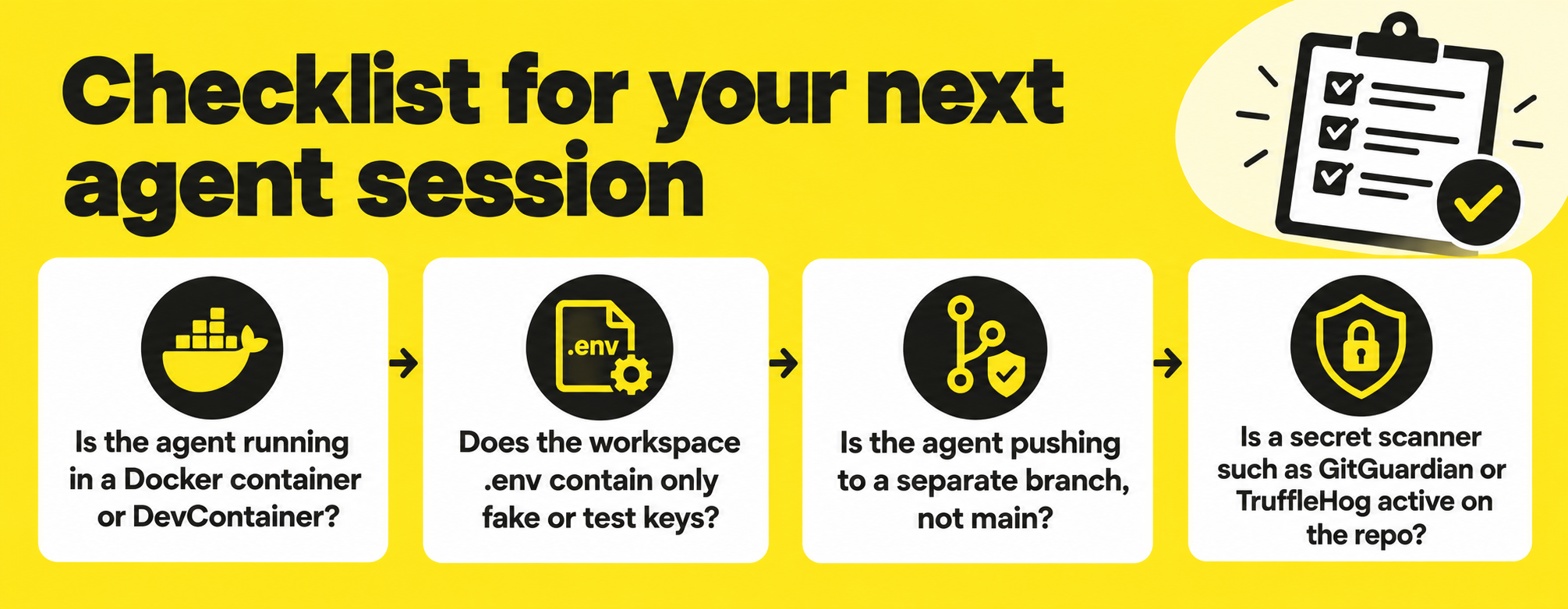 Treat Your Coding Agent Like a Naive Junior Developer: Four Layers to Protect Your Secrets